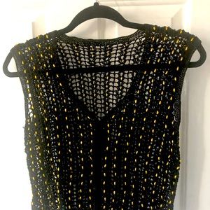 NEW Crocheted Beads Vest Jacket Bolero